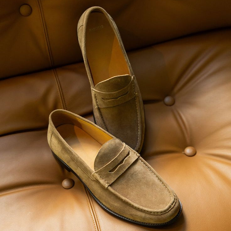 Mocassin En Daim Pour Hommes