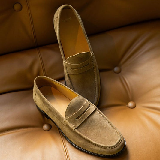 Mocassin En Daim Pour Hommes