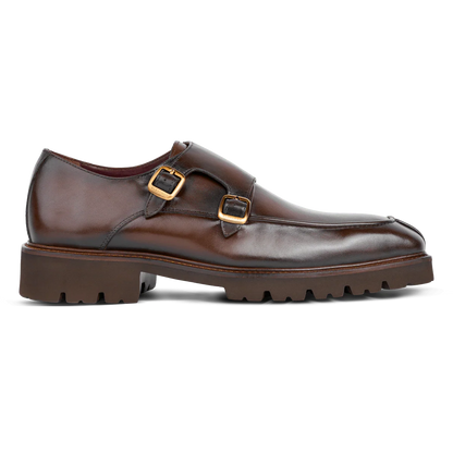 Chaussures à boucles - Cuir Marron